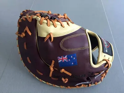 Custom Baseball Glove - Plum One-Piece Catcher