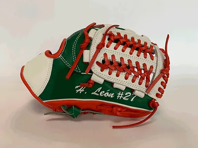 Custom Baseball Glove - Christmas Edition Trapeze Outfielder